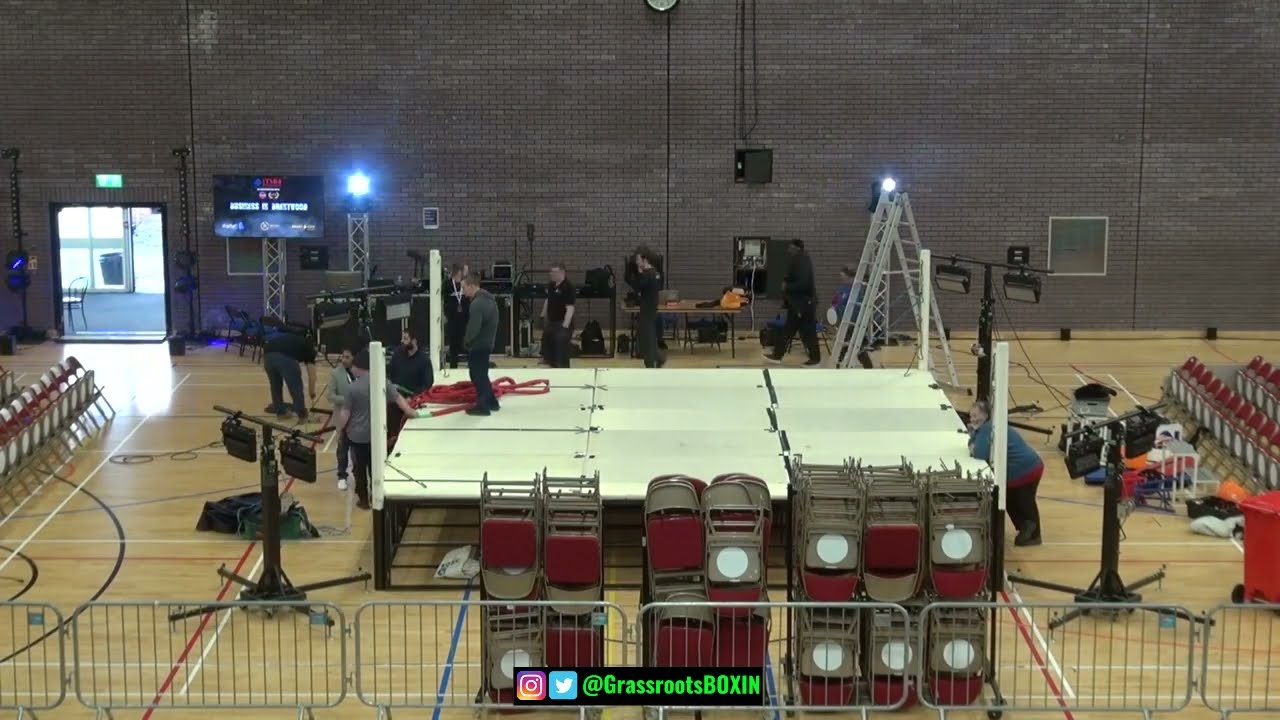 Timelapse - Building a Boxing Ring in Under 2 Minutes - Time Lapse