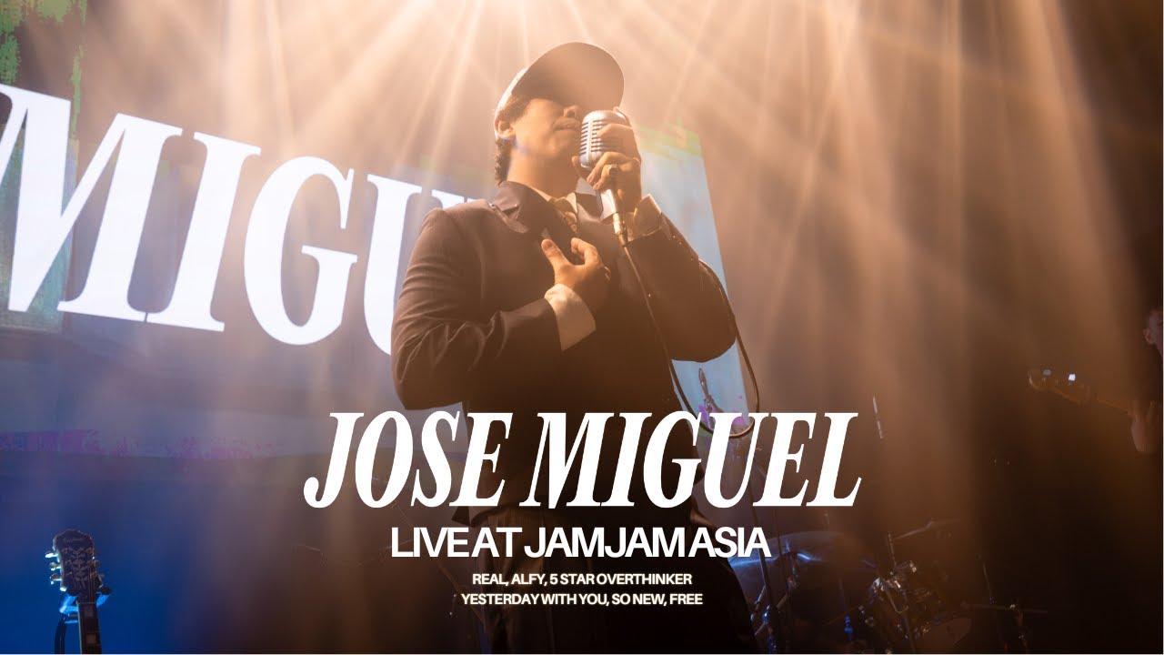 Jose Miguel LIVE – Real, Alfy, 5 Star Overthinker, Yesterday, So New, Free | JamJam Asia (Taipei)