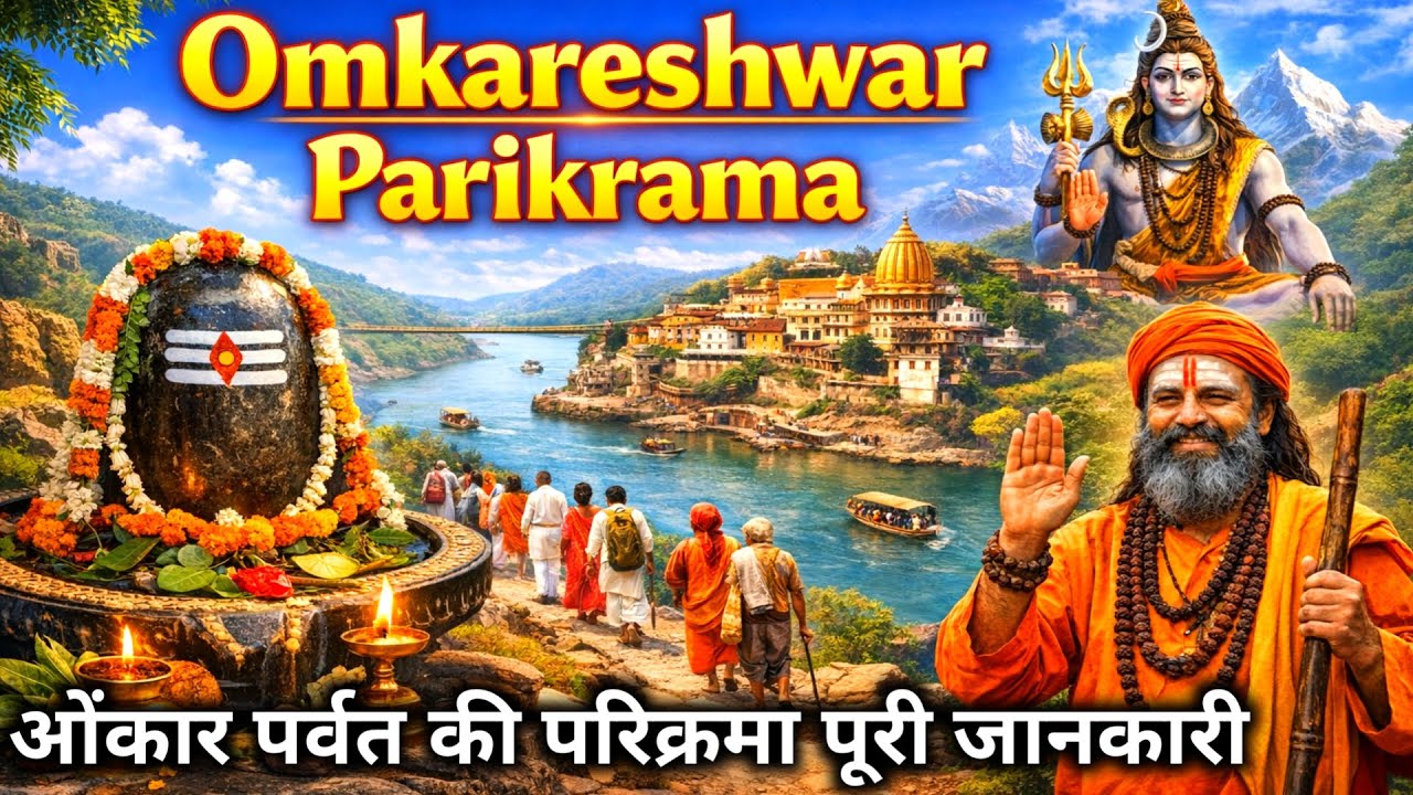 Omkareshwar Parikrama Full Detail Video || Omkareshwar Jyotirling Video || ओंकार पर्वत की परिक्रमा