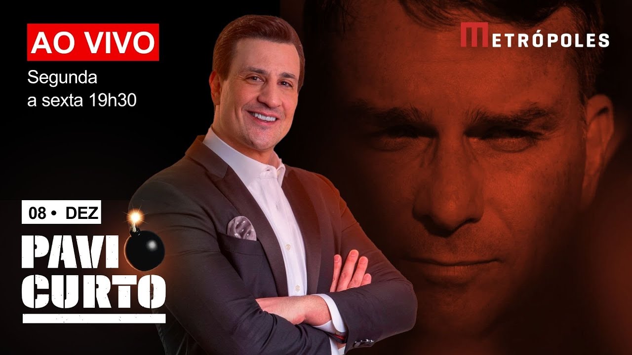 PAVIO CURTO COM PAVINATTO AO VIVO (08/12): FL&Aacute;VIO BOLSONARO &Eacute; PR&Eacute;-CANDIDATO &Agrave; PRESID&Ecirc;NCIA