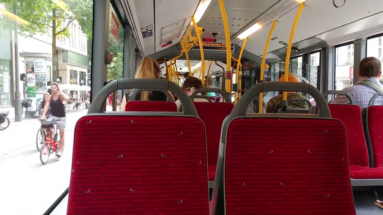 Mitfahrt Mercedes-Benz Citaro C2 Capacity L auf 5 zwischen Hbf  ZOB und Rathausmarkt