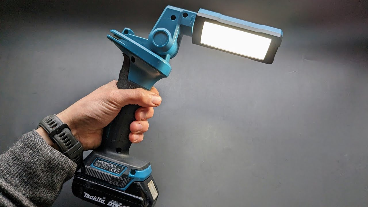 Обзор фонарика-фонаря Makita 18V Worklight и тест яркости — DML816
