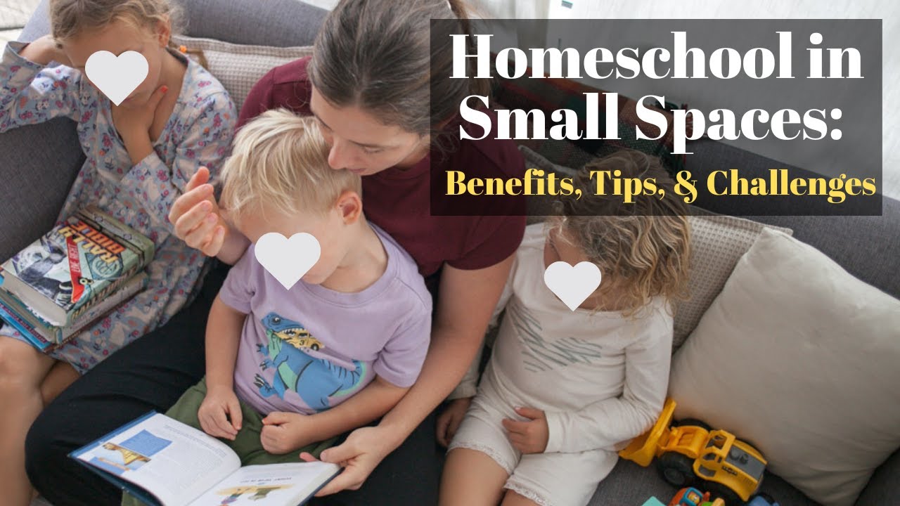 How to Homeschool Without a Schoolroom | Small Space Homeschool Ideas