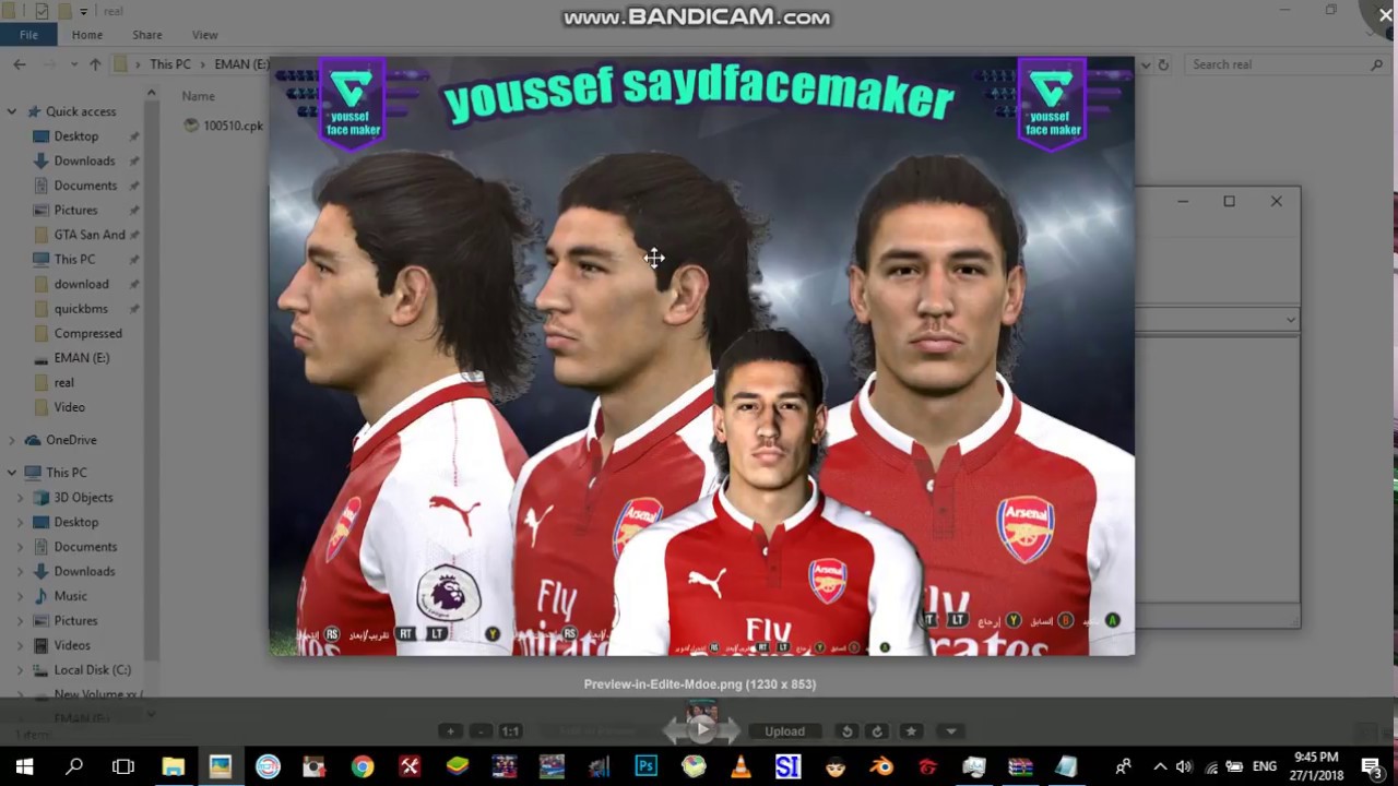 How to fix face not detected in PES 2017 by Nials