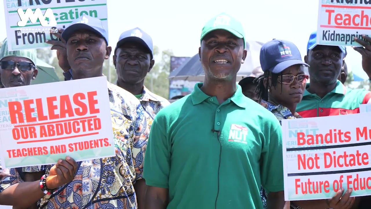 PLATEAU UNION OF TEACHERS MARCH IN  PROTEST OF  KIDNAPPING IN NIGERIAN SCHOOLS