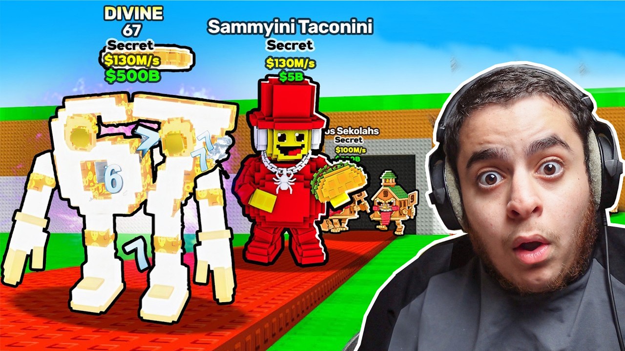 روبلوكس ماب السرقة : جبت كل الاشياء الجديد في الحدث 😱 - سامي عوضني🔥 | roblox steal a brainrot