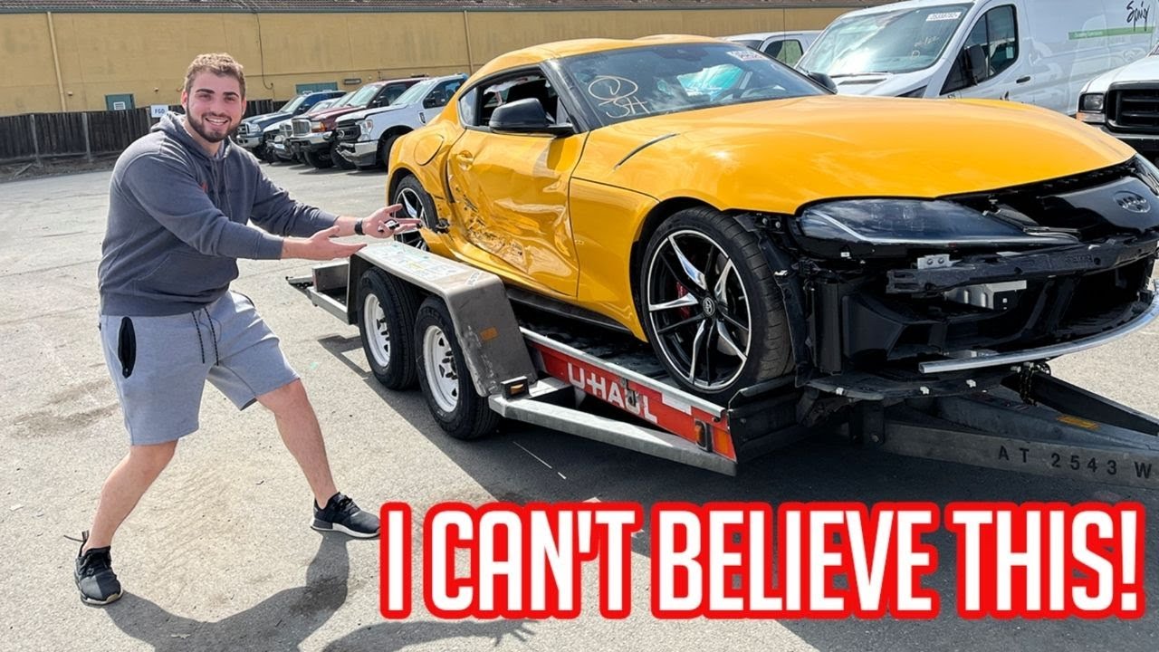Rebuilding A Wrecked 2021 MK5 SUPRA 3.0 (PART.1)
