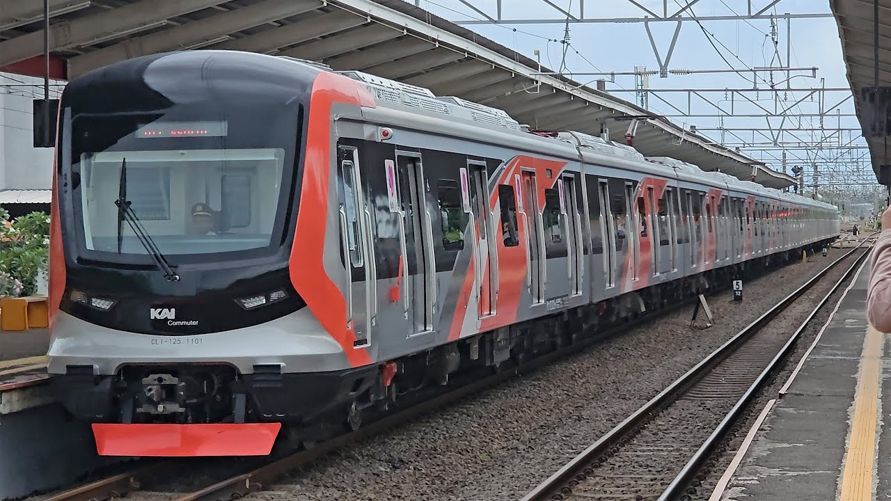 [4K] Kompilasi KRL CLI-125 di Stasiun Depok | KRL Commuter Line