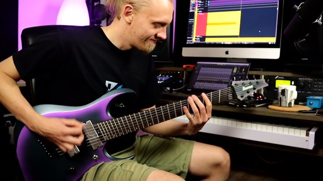 Syncopated Djent Riff with Industrial Influences