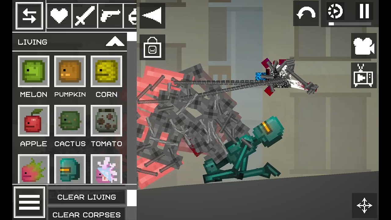 Molten freddy and blob vs melon sandbox 1 and 2