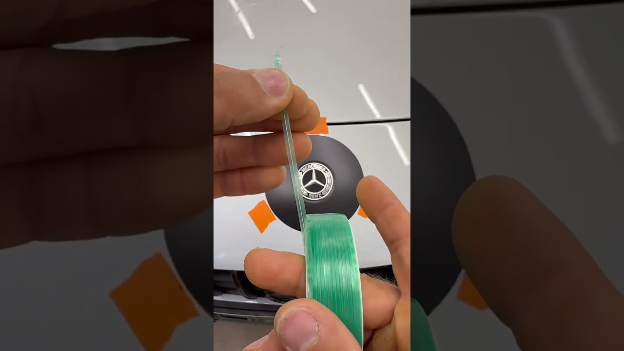 Mercedes CLA 45S AMG Hood Star Wrap (Brand Icon Control) ⭐⚫