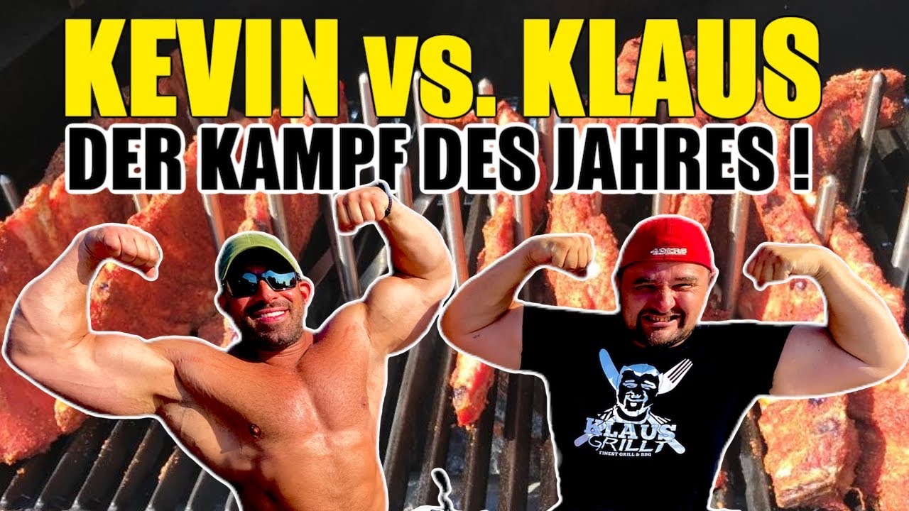 🥩💪🏋️ DAS ULTIMATIVE SPARERIBS BATTLE - DER KAMPF DER GIGANTEN —- Kevin Wolter vs. Klaus grillt
