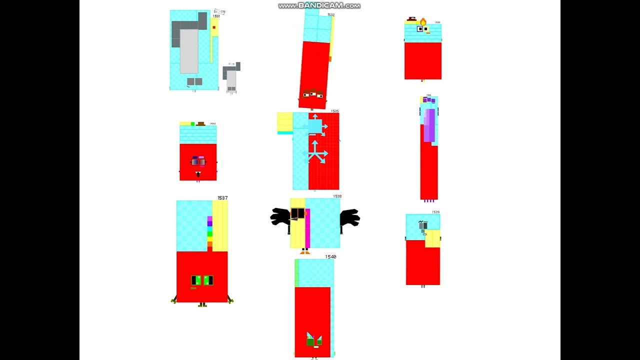 Numberblocks Band Retro 1 501-1 550 (UPDATE)