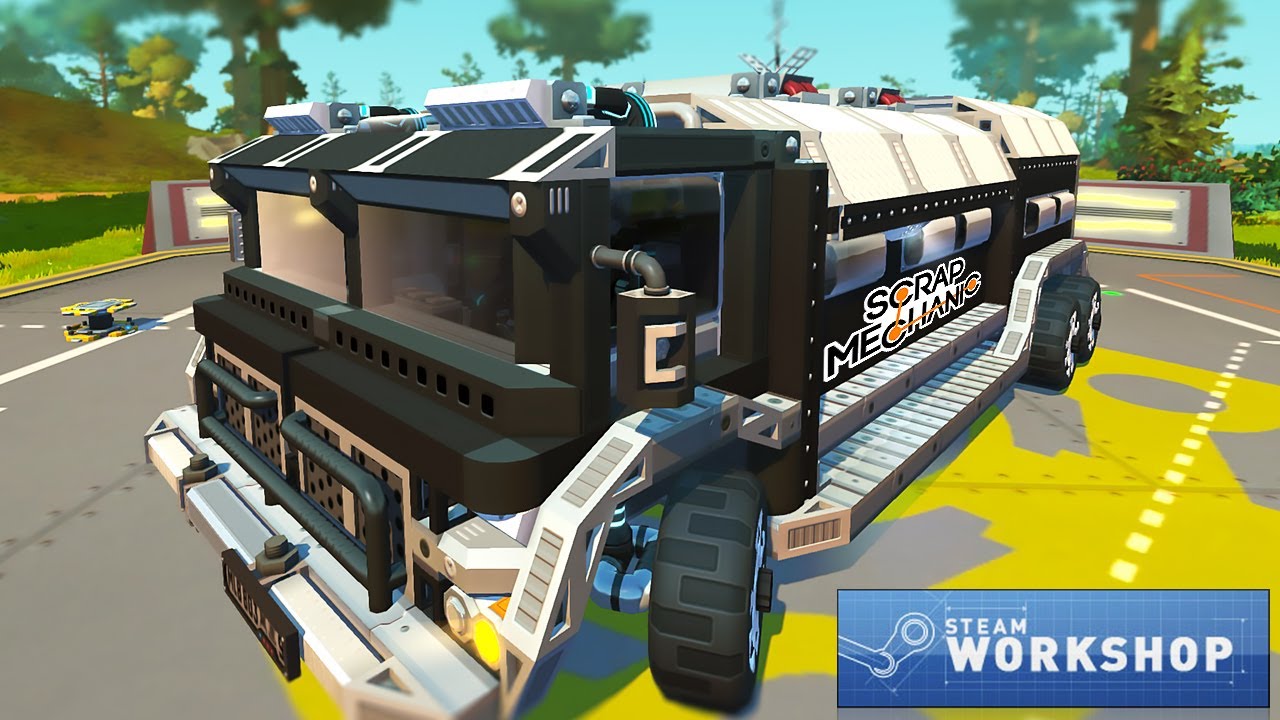 Amphibious Camper - Workshop Link SCRAP MECHANIC