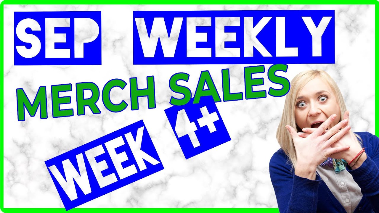 September Final Week Plus Month Review for Merch by Amazon