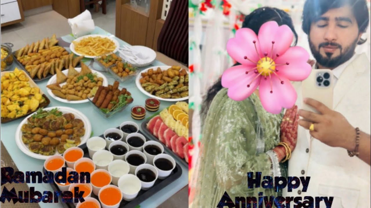 Ramadan Mubarak🥰/Aftari and sehri vlog/Mini decor at home for Ramzan/Happy Anniversary Bhai and api 