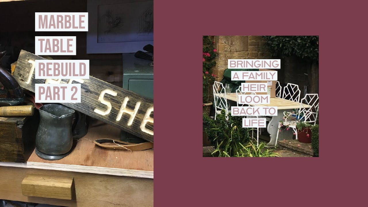 Marble Table Progress at last