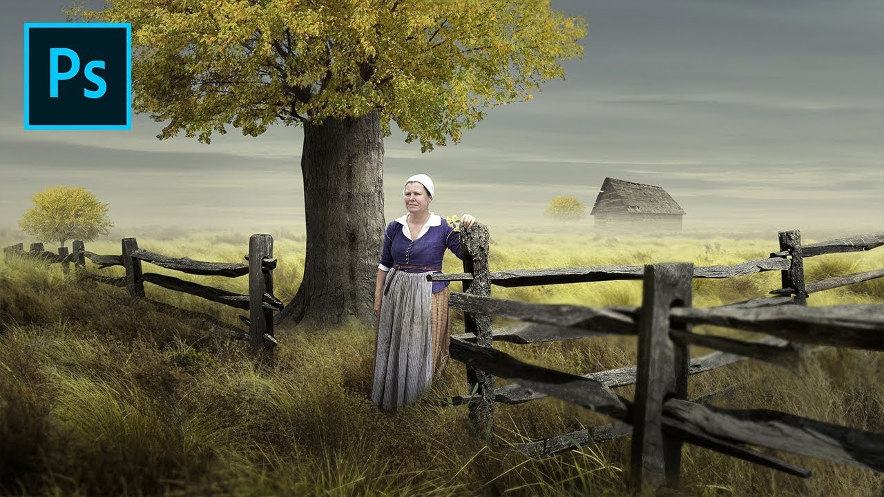 Photoshop Manipulation Tutorial - Old Woman
