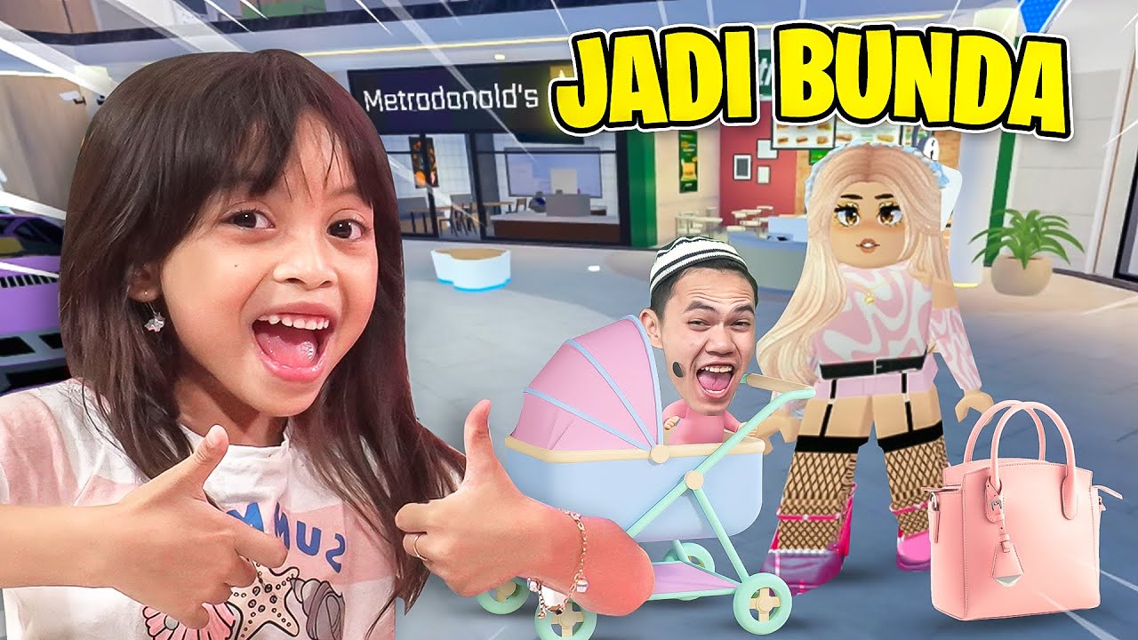 24 JAM LEIKA COSPLAY JADI BUNDA 😍👩🏼 BUNDA LEIKA AJAK BAYI JALAN-JALAN 👶🏻 [ROBLOX INDONESIA]