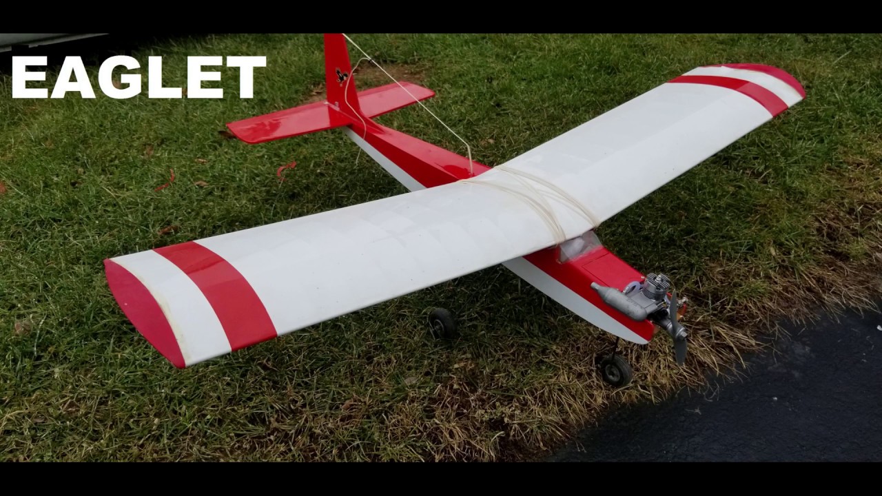Carl Goldberg Eaglet 50 re-Maiden Flight