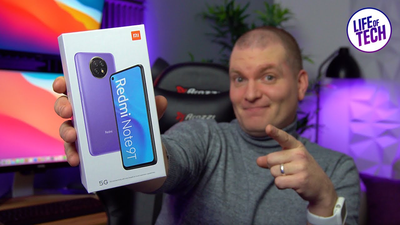 Xiaomi Redmi Note 9T - Unboxing & First Impressions | Great Budget 5G Smartphone (Hands-on)