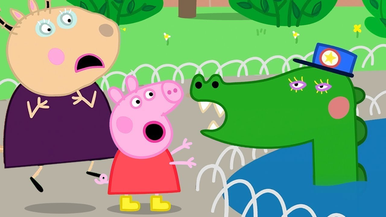 Peppa Pig Italiano 🐊 Peppa Incontra Gli Animali Selvatici Allo Zoo - Cartoni Animati