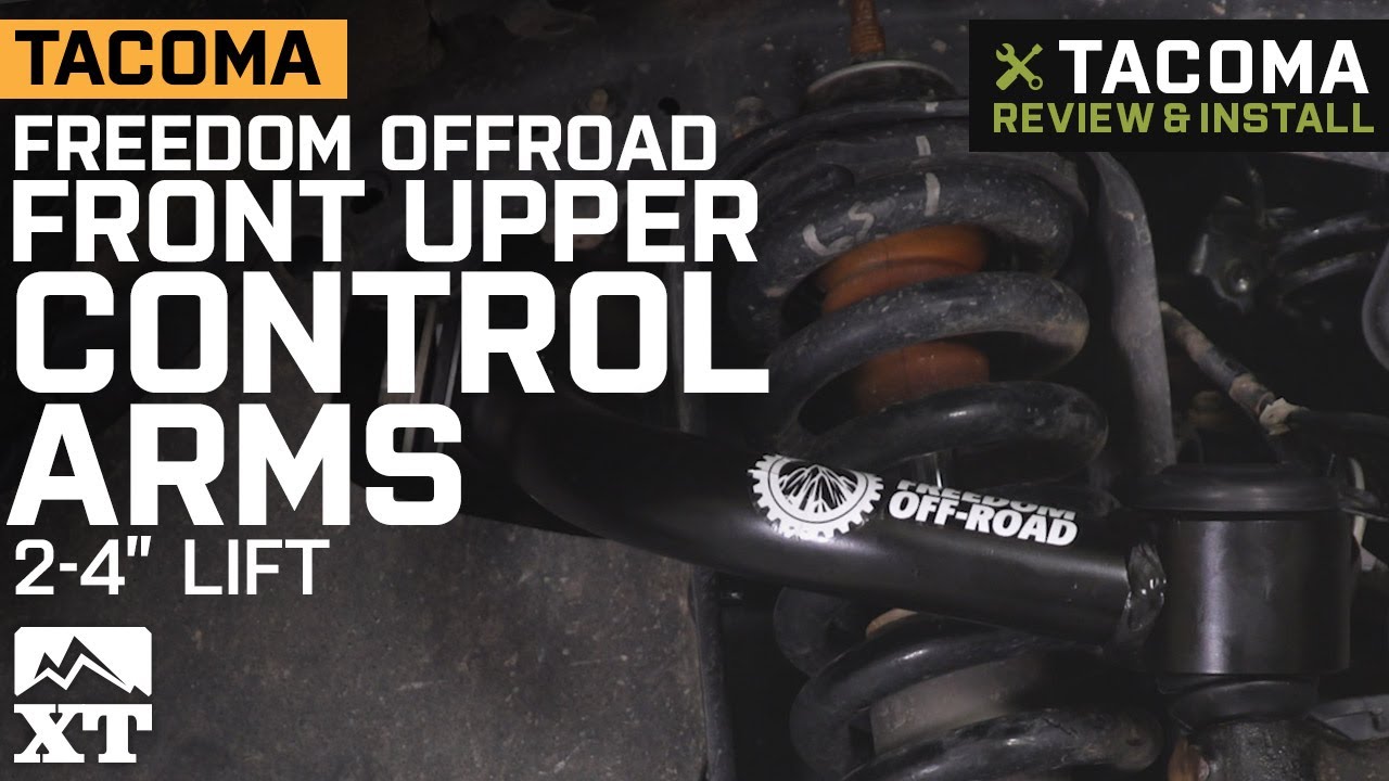 Tacoma Freedom Offroad Front Upper Control Arms for 2-4 in. Lift (2004-2020) Review & Install