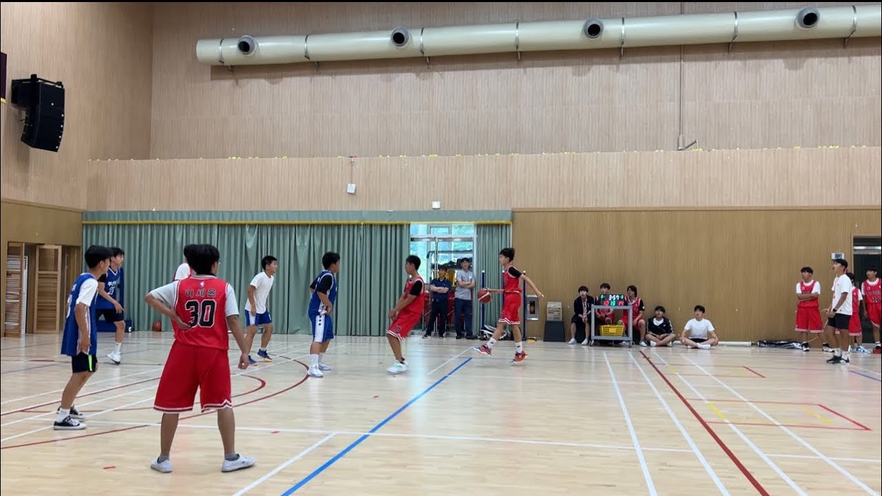 영도제일중 vs 부산남중 농구교류전 2, 3쿼터