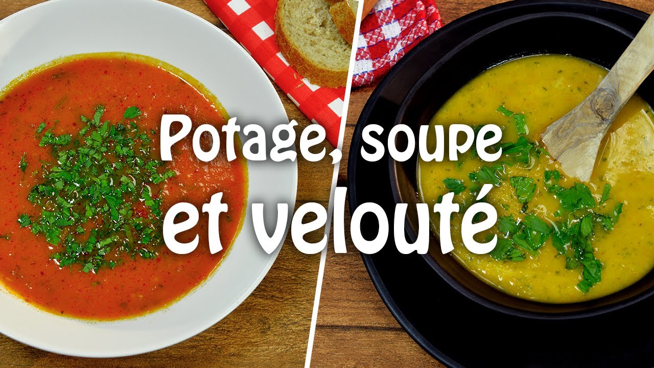 Idées de recettes de soupe et de velouté - اشهى وصفات حساء وشوربة مغذية