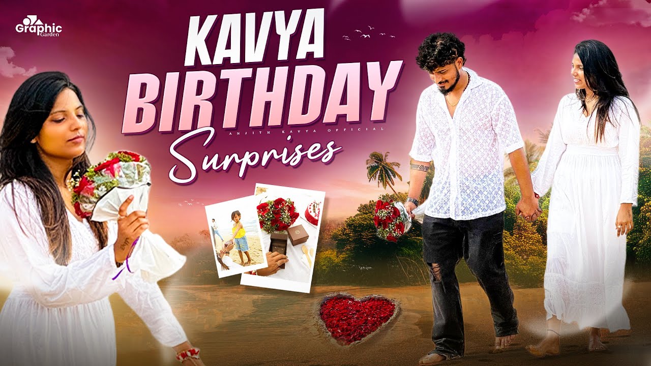 Kavya Birthday Surprises❤️‍🩹✨ #viral  #love #trending #vlog #anjithkavya #surprise #duggu #birthday