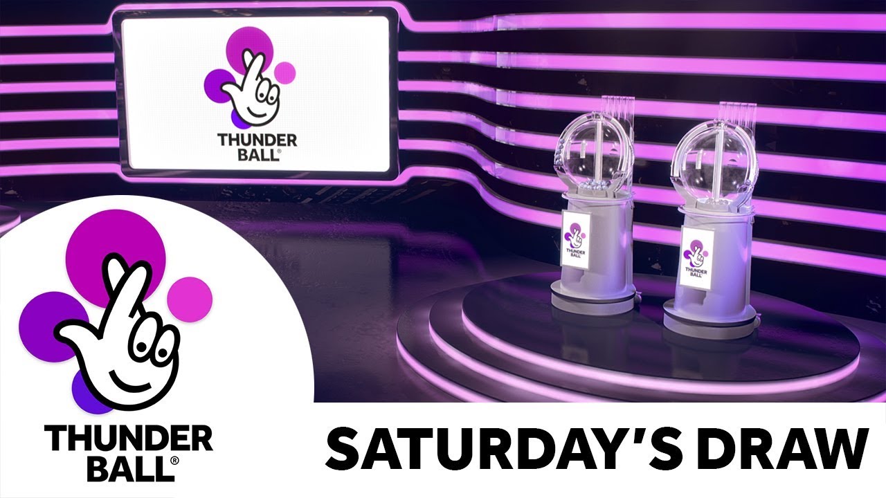 The National Lottery &lsquo;Thunderball' draw results from Saturday 21st December 2019
