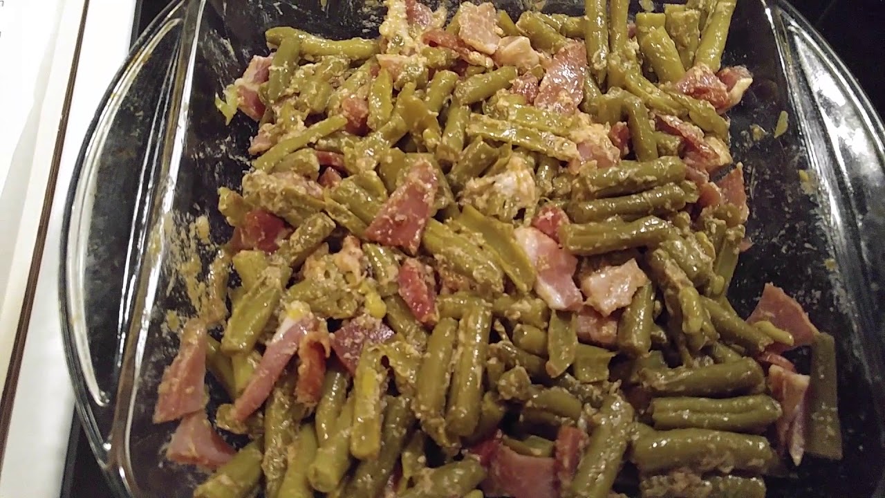 Let's make a new recipe, cracked green beans.