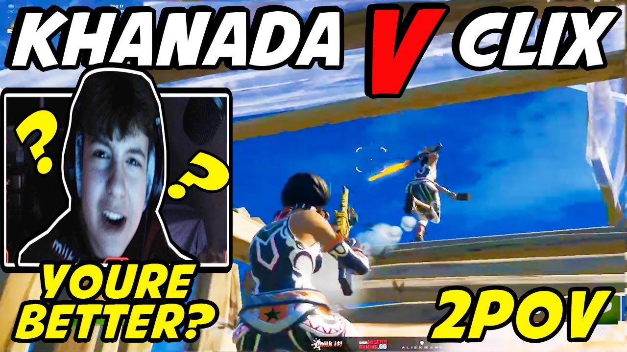 Clix Challenged Khanada to a 1v1 Buildfight To Decide Who's The Better Player & This Happened...
