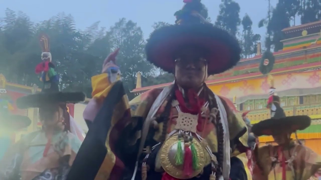 'Mahakala Ritual performed The 'Grand Gutor Puja' (Gutor Chenmo)#rumtek #buddhistmonastery #newyear