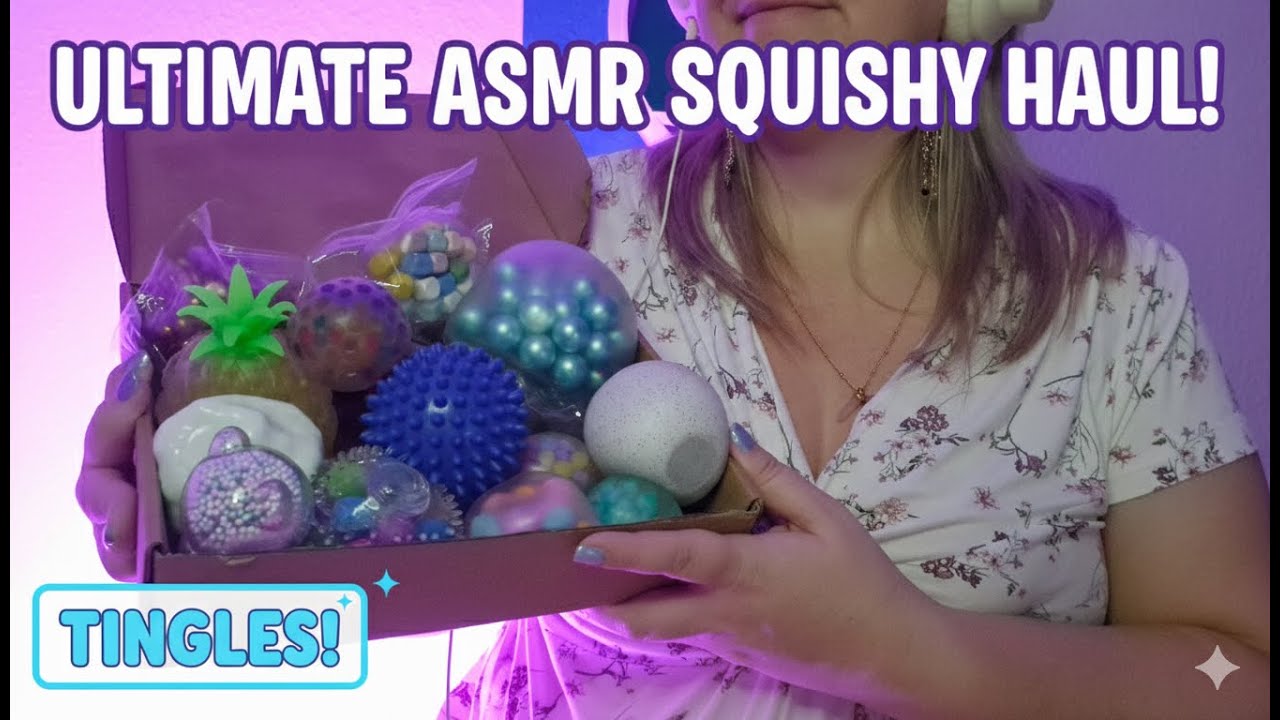 Tingly ASMR with Squishies & Stress Balls | Soft Satisfying Triggers for Sleep & Calm