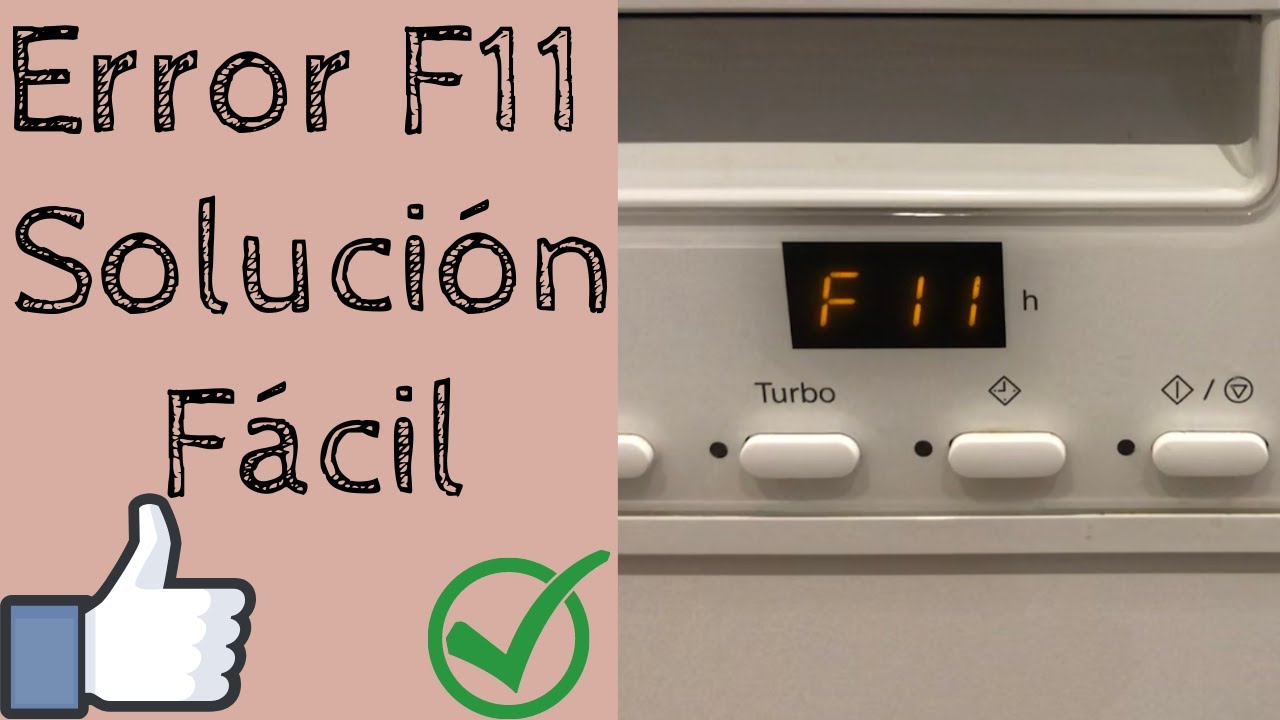 ERROR F11 LAVAVAJILLAS MIELE