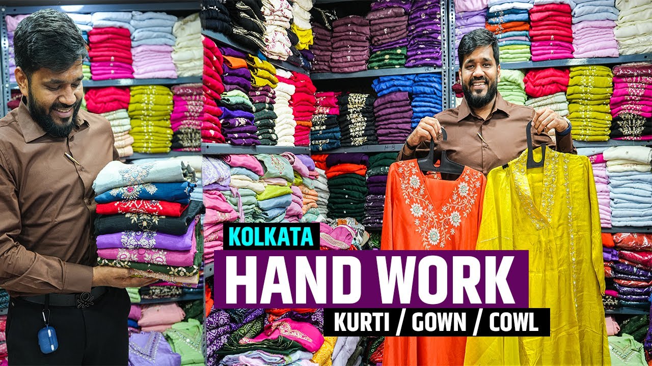 Pure Hand Work Kurti Manufacturer in Kolkata, Barabazar