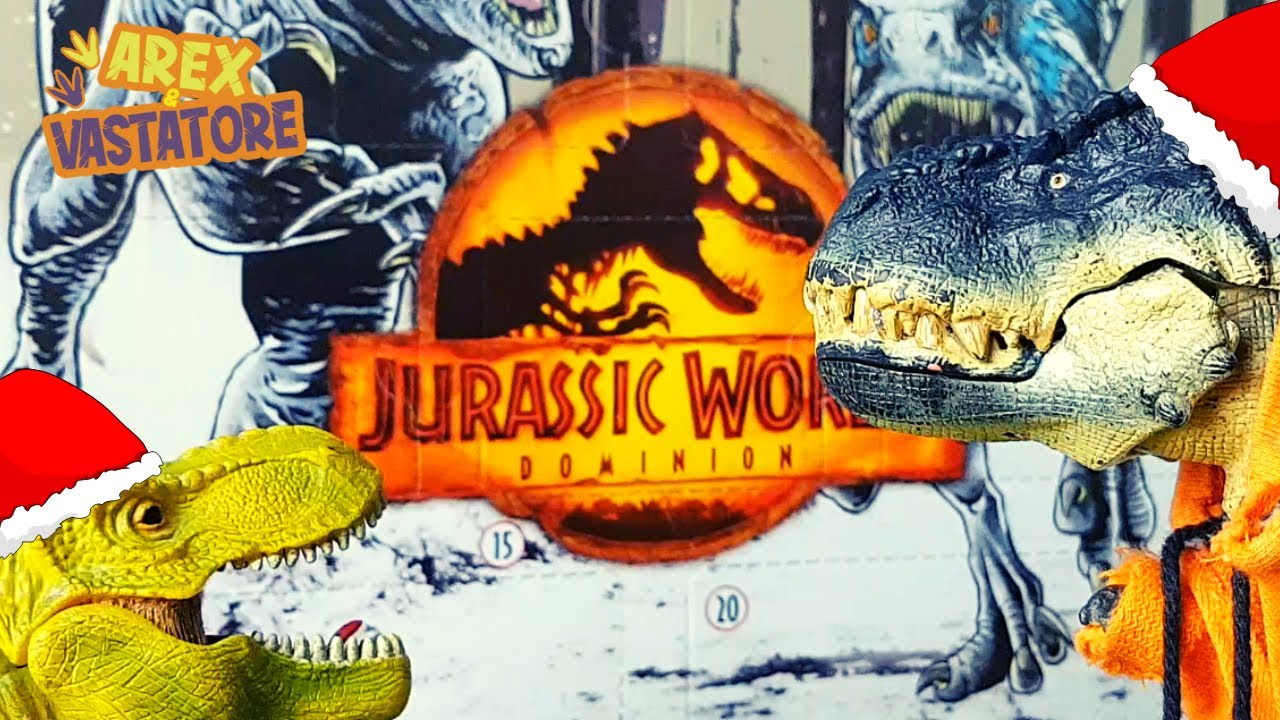 Il Calendario dell'Avvento di JURASSIC WORLD DOMINION 🦖🎁🦕 Arex & Vastatore