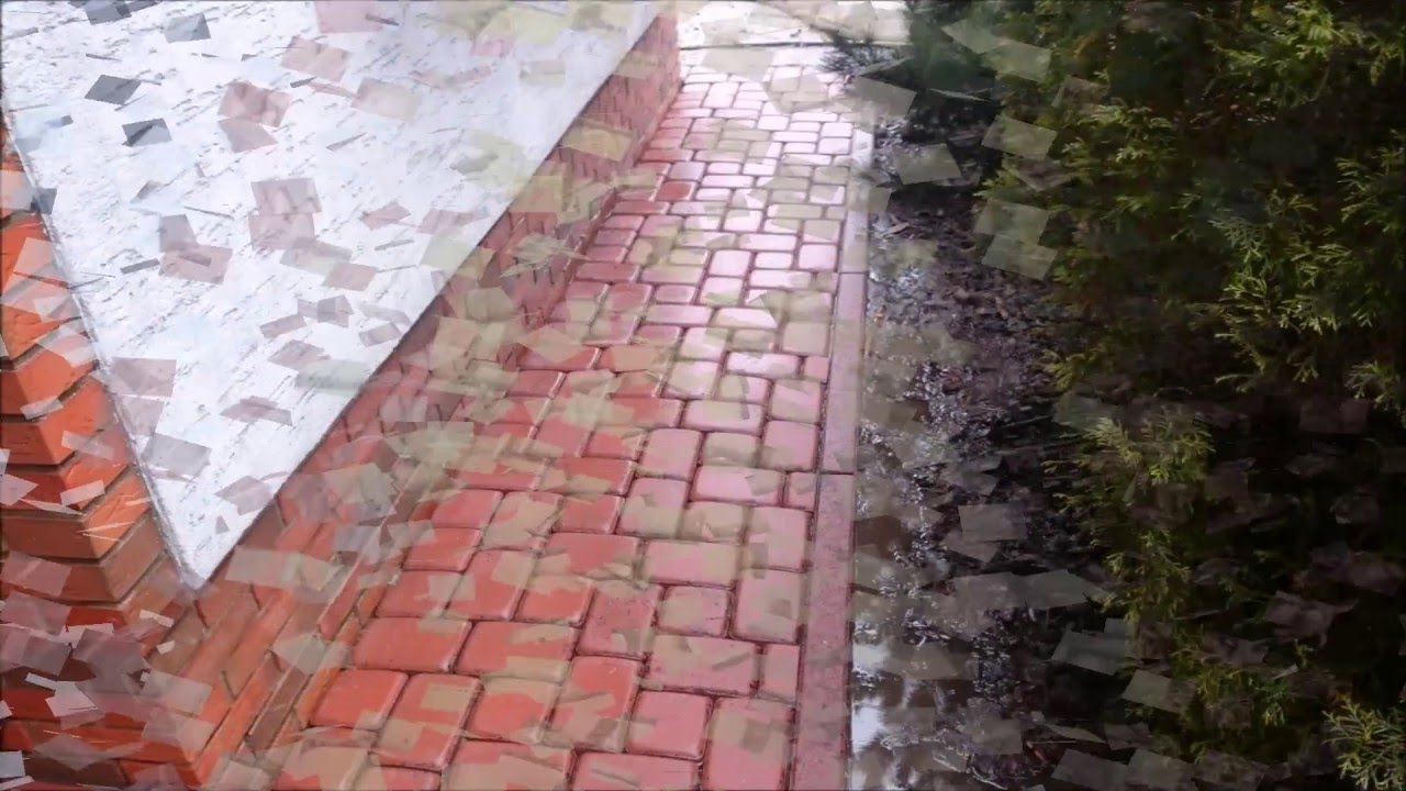 MYCIE DACHÓW, CZYSZCZENIE KOSTKI BRUKOWEJ