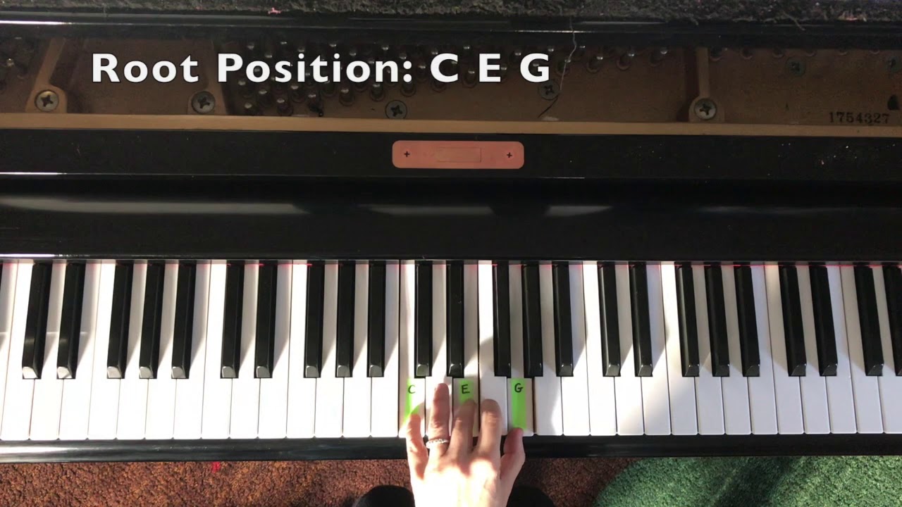 C Major Chord Inversions LH