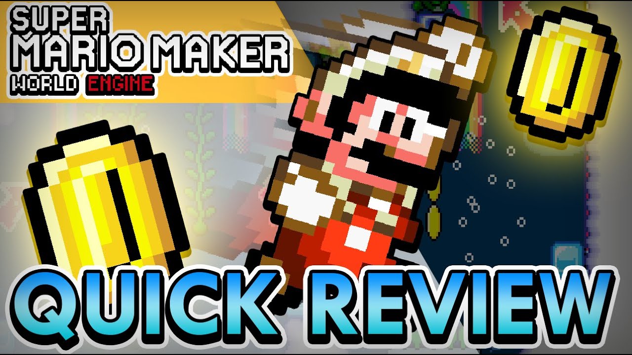 SUPER MARIO MAKER ON PC & ANDROID?! | Super Mario Maker World Engine (SMM:WE) Quick Review [Fangame]