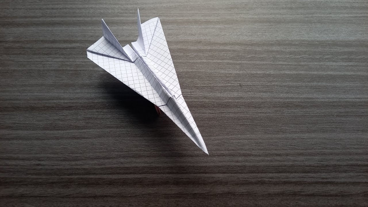 Origami Pesawat Jet Tempur Bagian 7 / Tutorial Membuat Pesawat Kertas