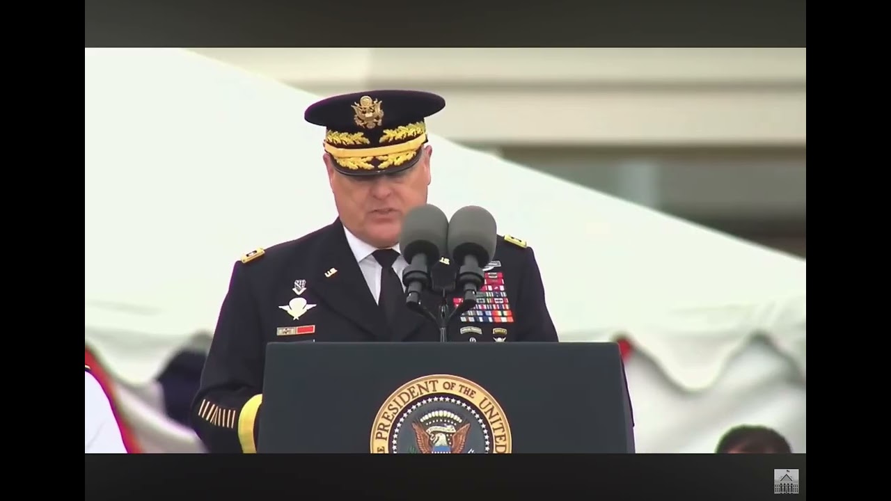 Retirement Speech of General Milley.  The last 1/3rd.  This is the REALLY IMPORTANT part.