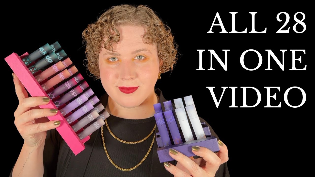 LIP SWATCHING ALL 28 KALEIDOS CLOUD LAB LIP CLAYS IN ONE VIDEO | BONUS: SEE ME TURN 7 LOOKS TO MATCH