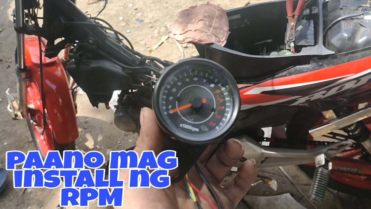 paano mag install ng RPM guage | honda rs125