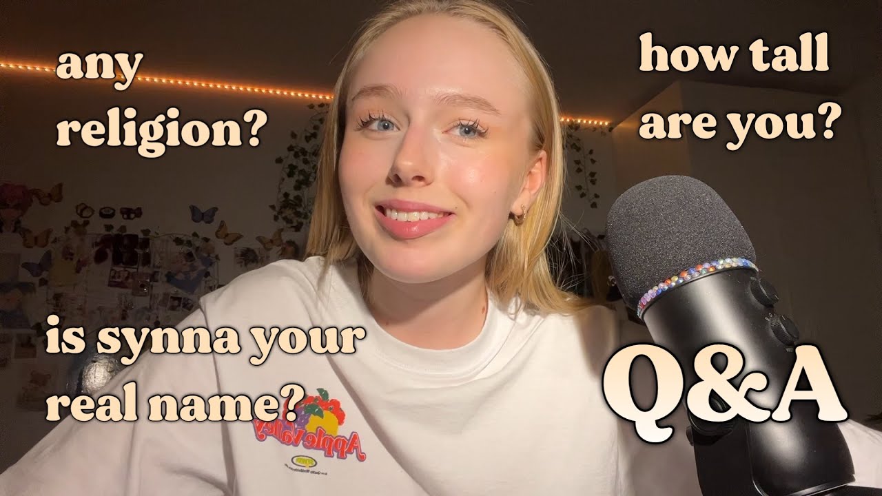 ASMR Q&A — отвечаем на ваши вопросы (шепотом) 💋