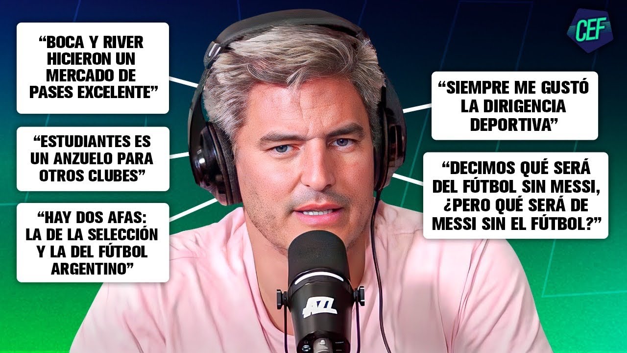 ARIEL SENOSIAIN ESCUPE FACTOS EN CEF 🔥 (SAD, FOSTER GILLETT, AFA Y MERCADO DE PASES DE BOCA Y RIVER)