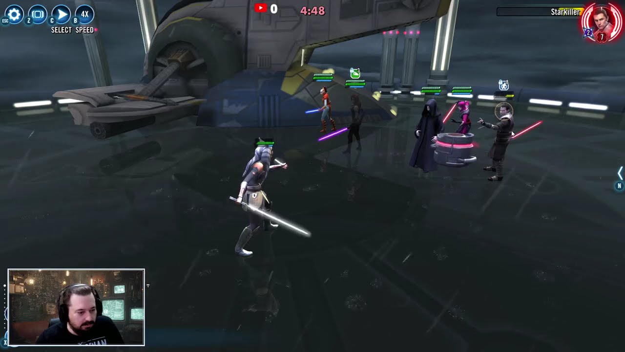 SWGOH TW Counters Fulcrum Solo vs Palp Mara Starkiller