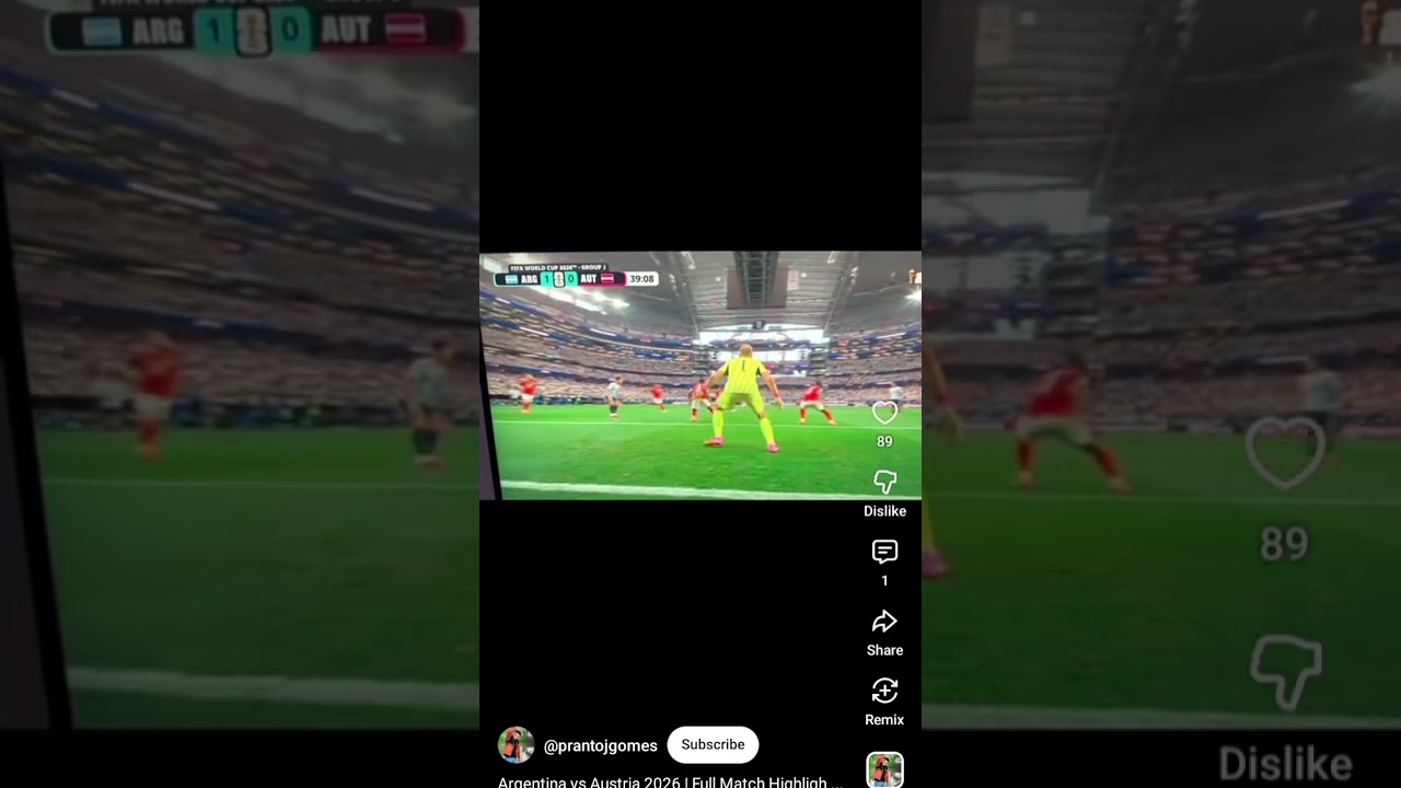 Argentina vs Austria | FIFA World Cup 2026 | Full Match Highlights