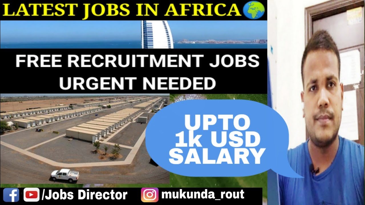 Latest jobs in AFRICA🌍 || Free Recruitment jobs Africa || Urgent needed ||Accountant jobs and many.